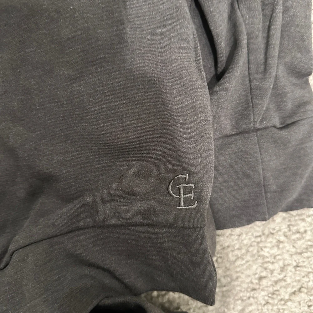 Cozy Earth Brushed Bamboo Pullover Crew and Jogger Pant Set - Graphite - Picture 11 of 11